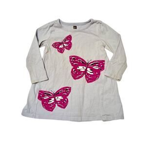 Tea Collection Butterfly Tunic Dress  Size 12 months